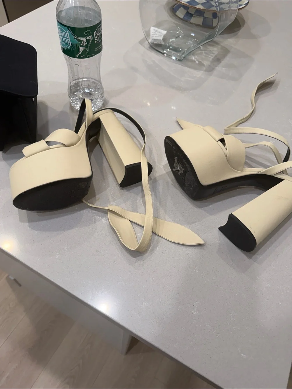 Saint Laurent high platform